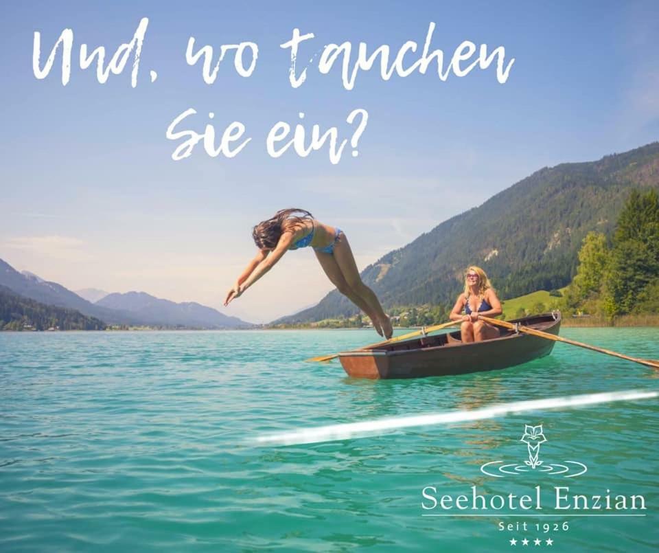 Seehotel Enzian Weissensee Exterior photo